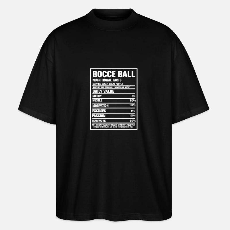 Boccia-Spieler - Stanley/Stella Oversized Unisex Bio T-Shirt Blaster 2.0 - Schwarz