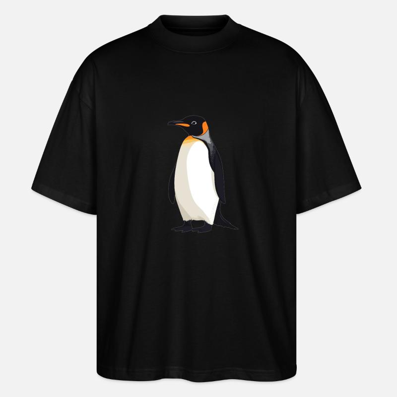 Pingouins Pingouin - T-shirt bio Blaster 2.0 coupe oversize Stanley/Stella Unisexe - noir