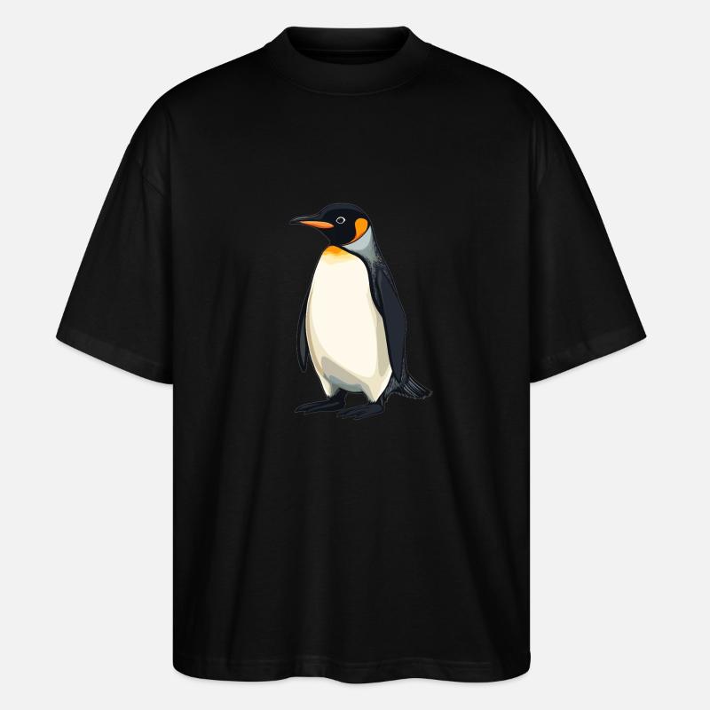 Penguins Penguin - Stanley/Stella Oversized Unisex Organic T-shirt Blaster 2.0 - black
