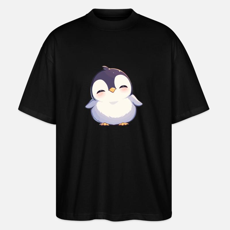 Pingouins Pingouin - T-shirt bio Blaster 2.0 coupe oversize Stanley/Stella Unisexe - noir