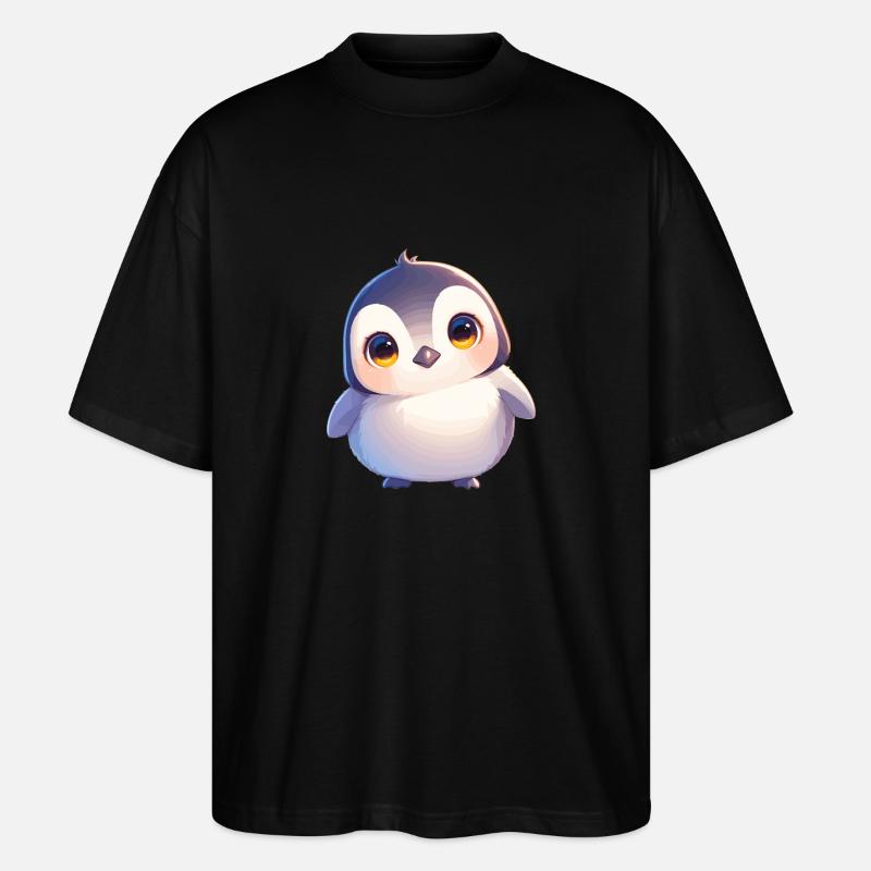 Penguins Penguin - Stanley/Stella Oversized Unisex Organic T-shirt Blaster 2.0 - black