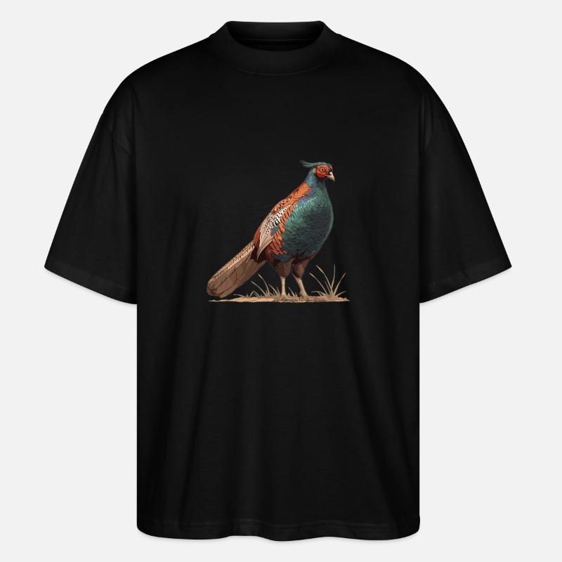 Faisans Faisan - T-shirt bio Blaster 2.0 coupe oversize Stanley/Stella Unisexe - noir