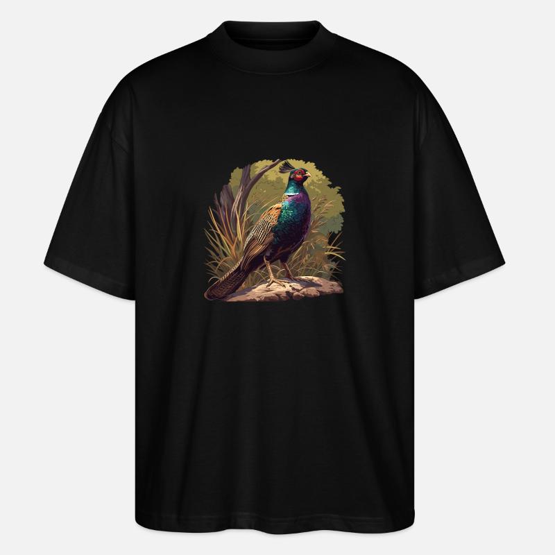 Faisans Faisan - T-shirt bio Blaster 2.0 coupe oversize Stanley/Stella Unisexe - noir