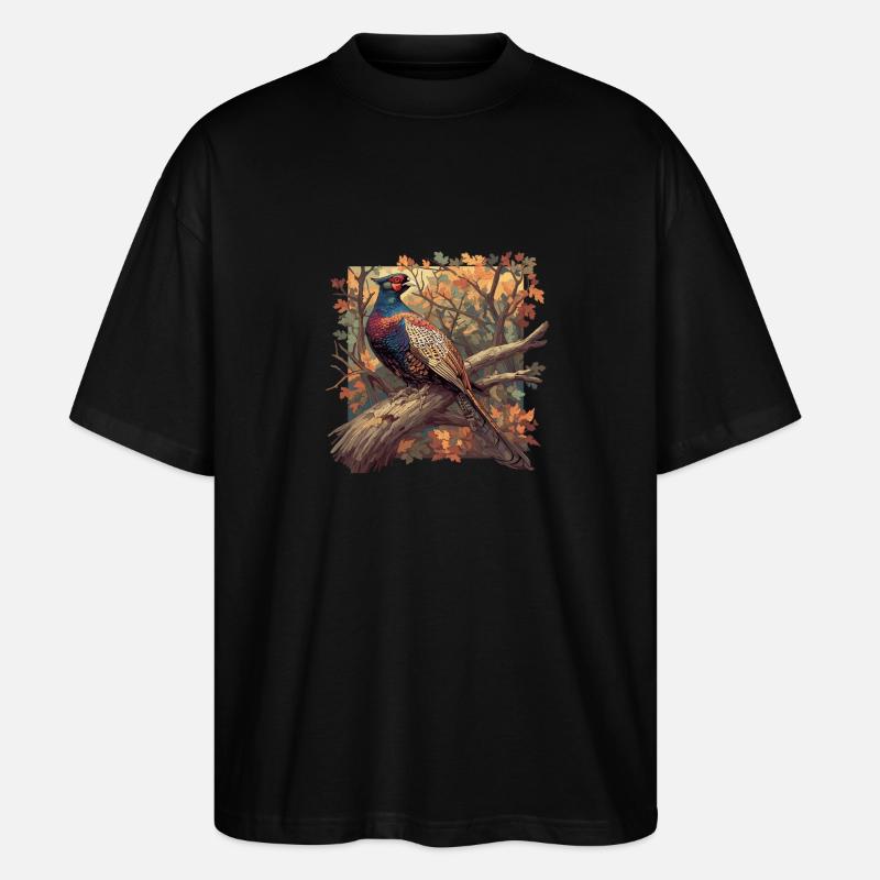 Faisans Faisan - T-shirt bio Blaster 2.0 coupe oversize Stanley/Stella Unisexe - noir