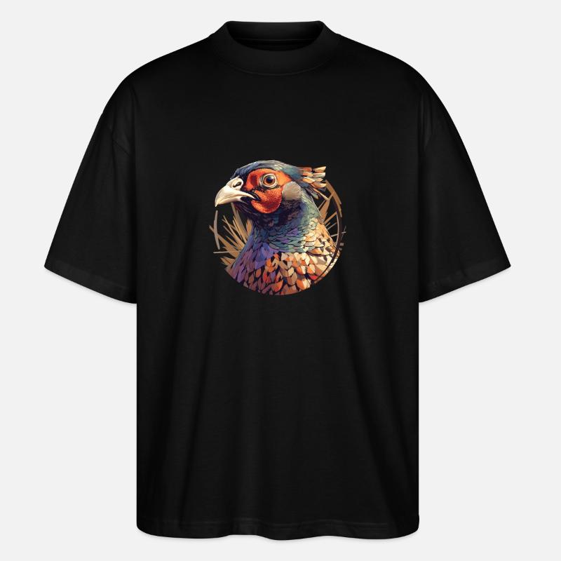 Faisans Faisan - T-shirt bio Blaster 2.0 coupe oversize Stanley/Stella Unisexe - noir