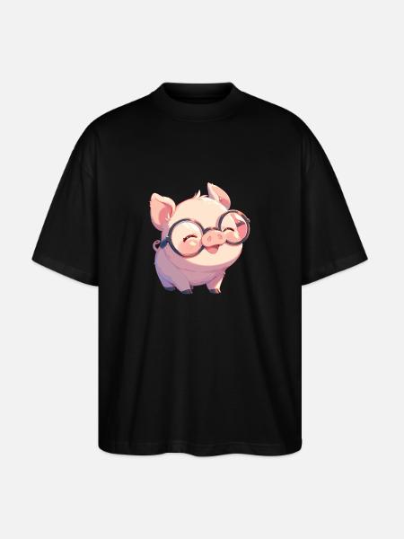 Cochon Cochon - T-shirt bio Blaster 2.0 coupe oversize Stanley/Stella Unisexe - noir