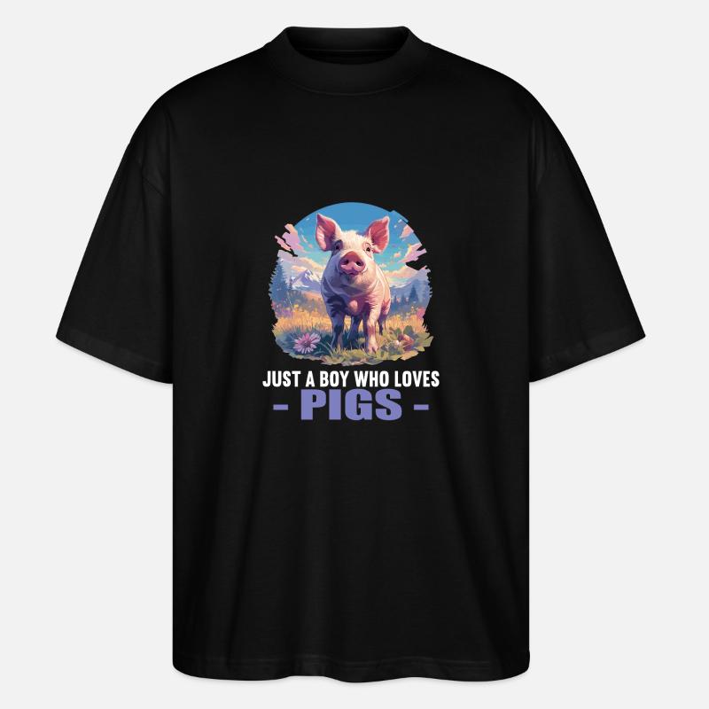 Cochon Cochon - T-shirt bio Blaster 2.0 coupe oversize Stanley/Stella Unisexe - noir