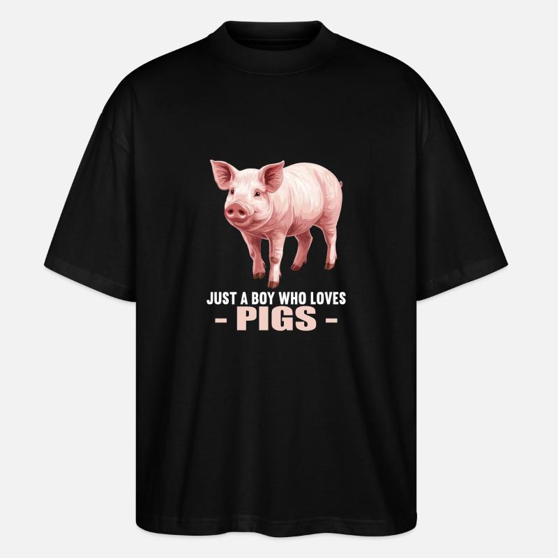 Cochon Cochon - T-shirt bio Blaster 2.0 coupe oversize Stanley/Stella Unisexe - noir