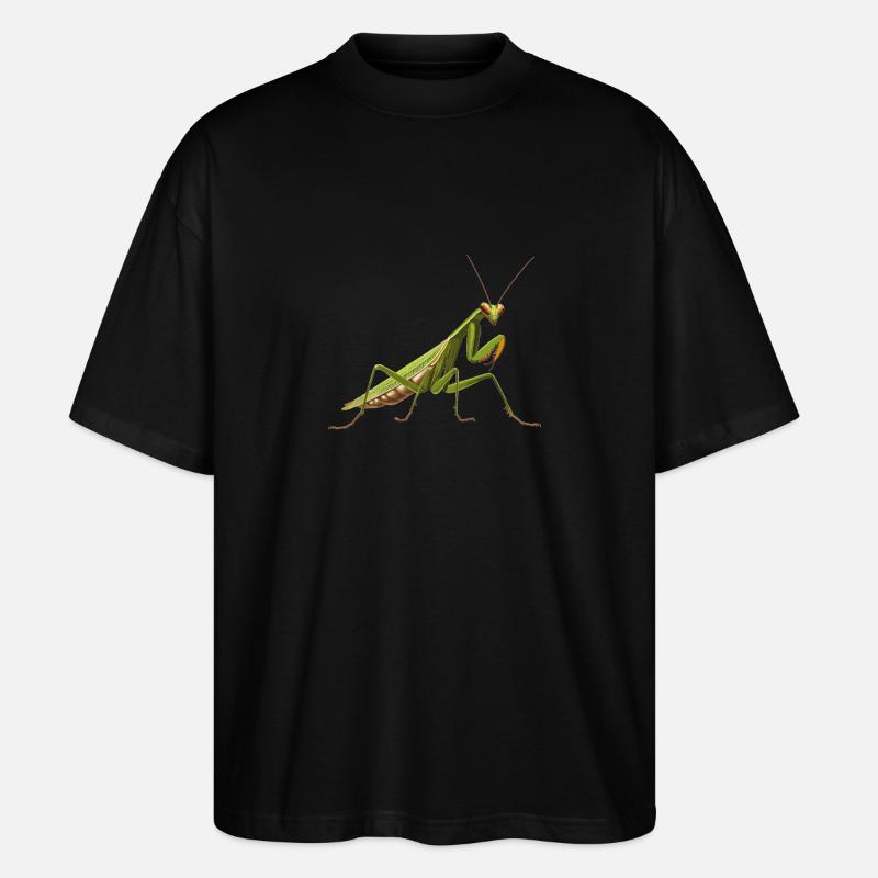 Gottesanbeterinnenen Gottesanbeterin - Stanley/Stella Oversized Unisex Bio T-Shirt Blaster 2.0 - Schwarz