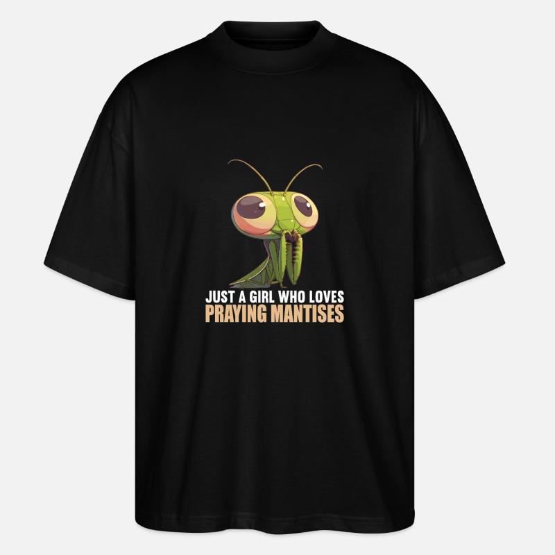 Praying mantises Praying mantis - Stanley/Stella Oversized Unisex Organic T-shirt Blaster 2.0 - black