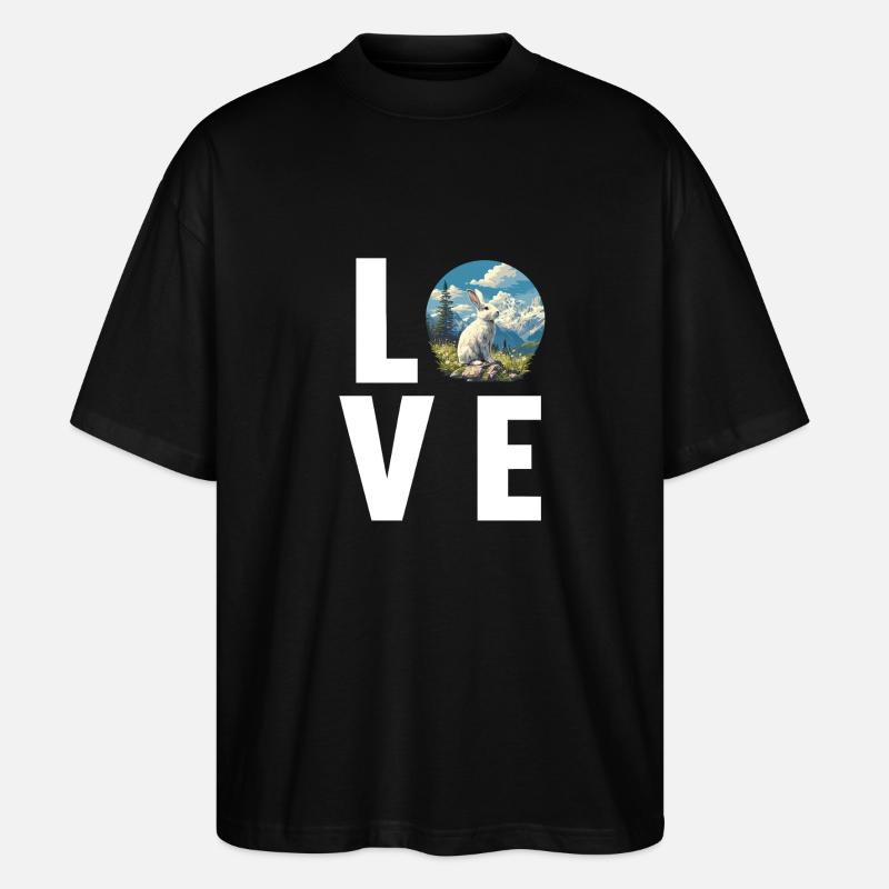 Lapin Lapin - T-shirt bio Blaster 2.0 coupe oversize Stanley/Stella Unisexe - noir
