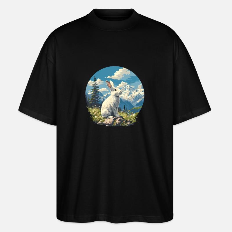 Bunny Bunny - Stanley/Stella Oversized Unisex Organic T-shirt Blaster 2.0 - black