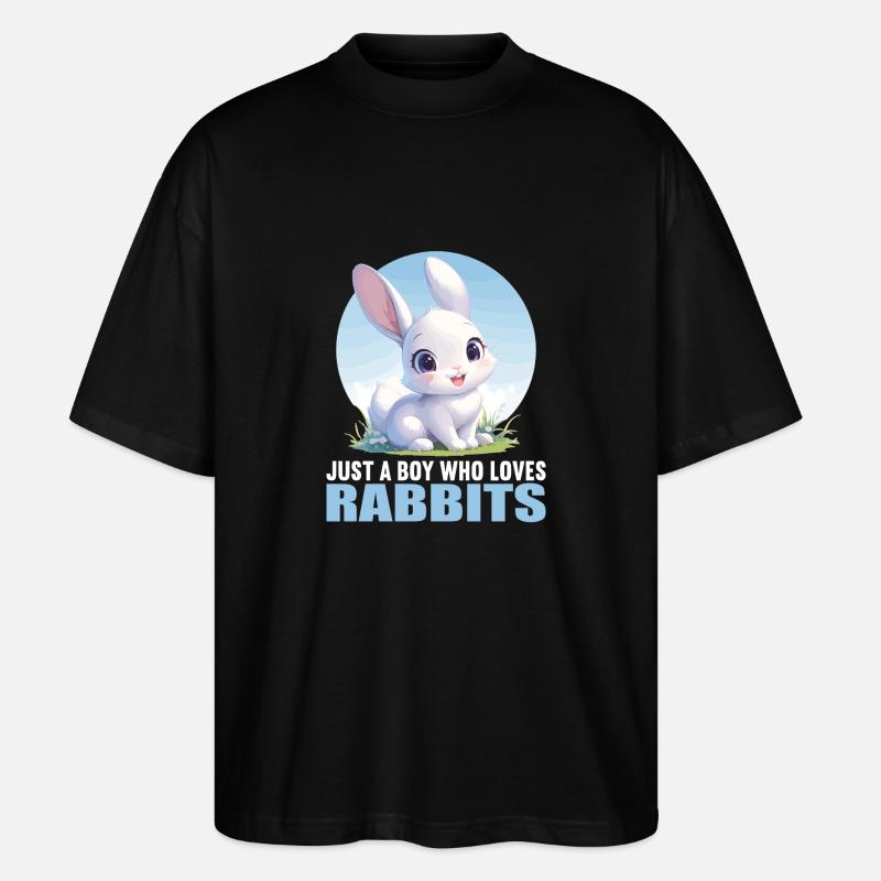 Bunny Bunny - Stanley/Stella Oversized Unisex Organic T-shirt Blaster 2.0 - black