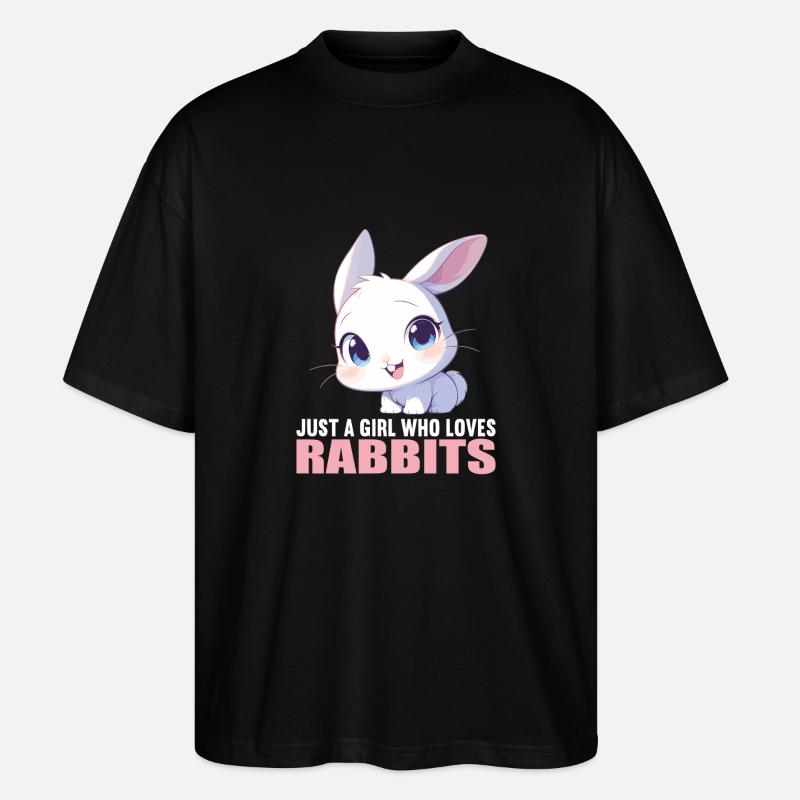 Bunny Bunny - Stanley/Stella Oversized Unisex Organic T-shirt Blaster 2.0 - black