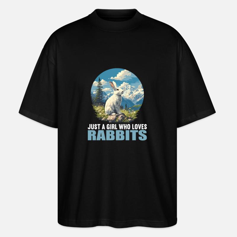 Bunny Bunny - Stanley/Stella Oversized Unisex Organic T-shirt Blaster 2.0 - black