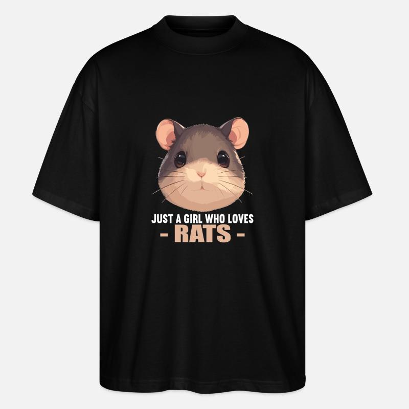 Rat Rat - T-shirt bio Blaster 2.0 coupe oversize Stanley/Stella Unisexe - noir