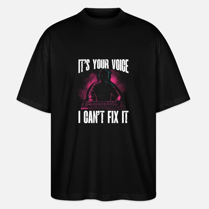 AV-Technik AV-Techniker Audiovisueller Techniker - Stanley/Stella Oversized Unisex Bio T-Shirt Blaster 2.0 - Schwarz