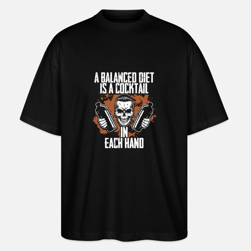 Bartender Bartender Bartending - Stanley/Stella Oversized Unisex Organic T-shirt Blaster 2.0 - black