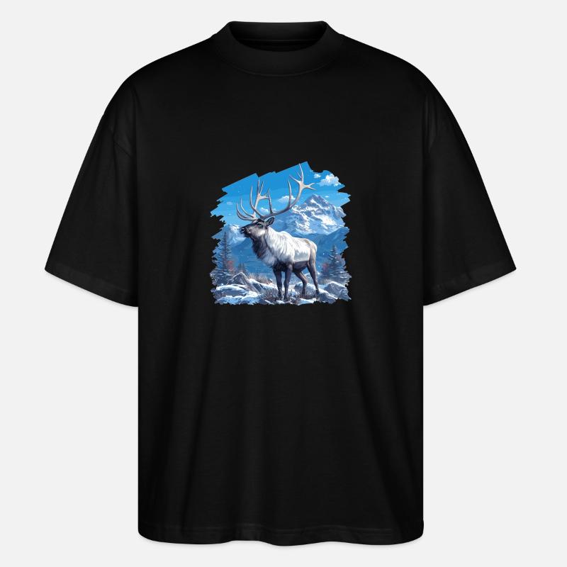 Renne Renne - T-shirt bio Blaster 2.0 coupe oversize Stanley/Stella Unisexe - noir