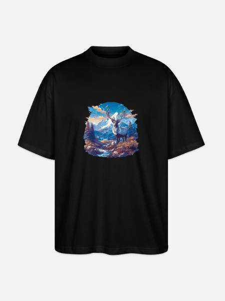Renne Renne - T-shirt bio Blaster 2.0 coupe oversize Stanley/Stella Unisexe - noir