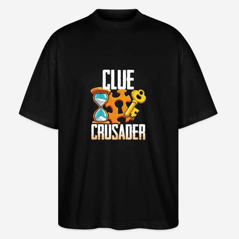 Escape Room Clue Crusader - T-shirt bio Blaster 2.0 coupe oversize Stanley/Stella Unisexe - noir