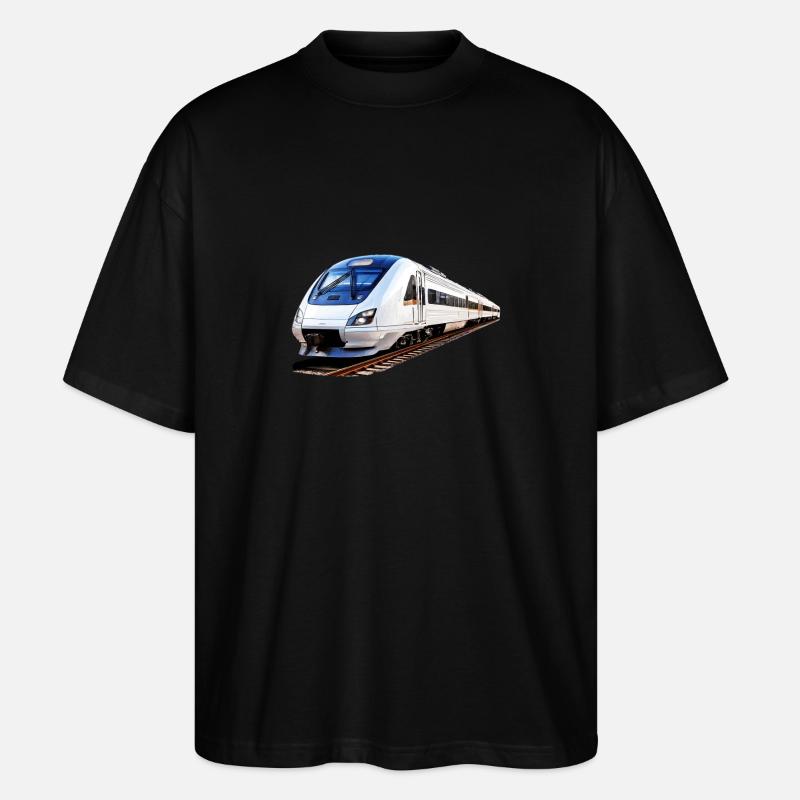 ZUG TRAIN - Stanley/Stella Oversized Unisex Bio T-Shirt Blaster 2.0 - Schwarz