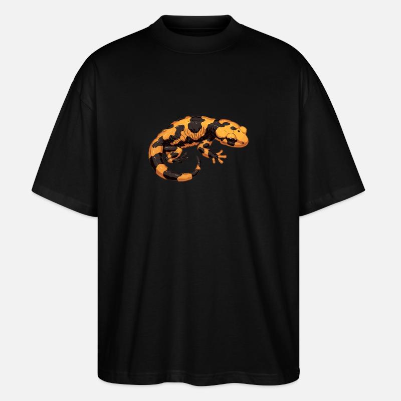 Salamanders Salamander - Stanley/Stella Oversized Unisex Bio T-Shirt Blaster 2.0 - Schwarz
