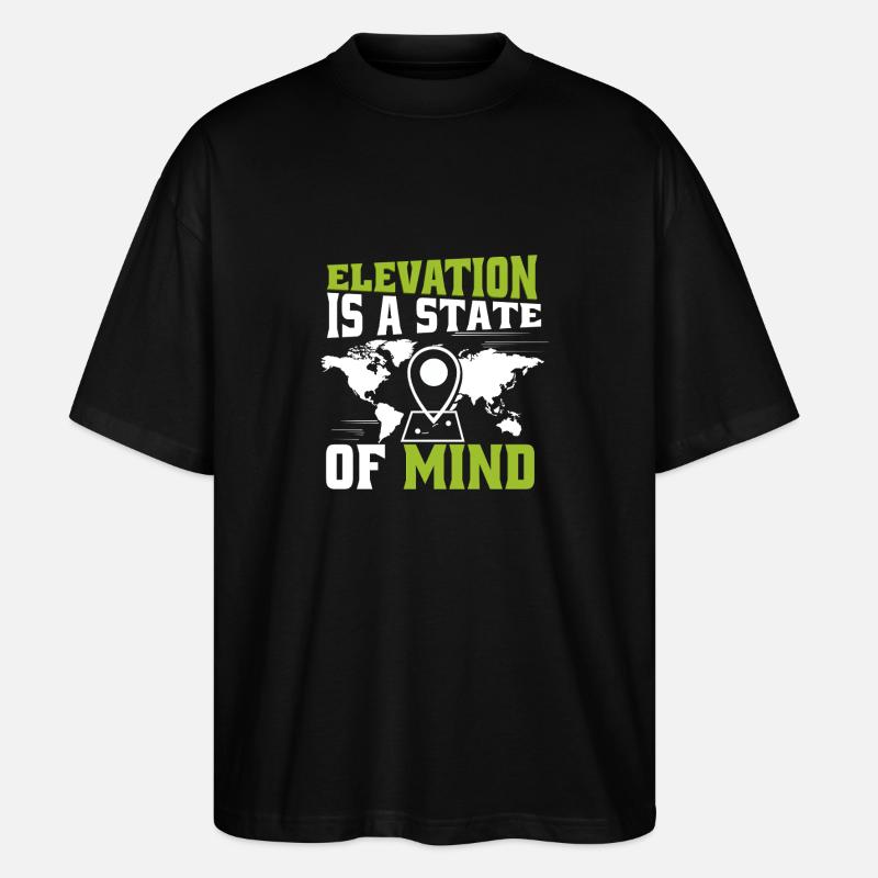 Systèmes d’information géographique - T-shirt bio Blaster 2.0 coupe oversize Stanley/Stella Unisexe - noir