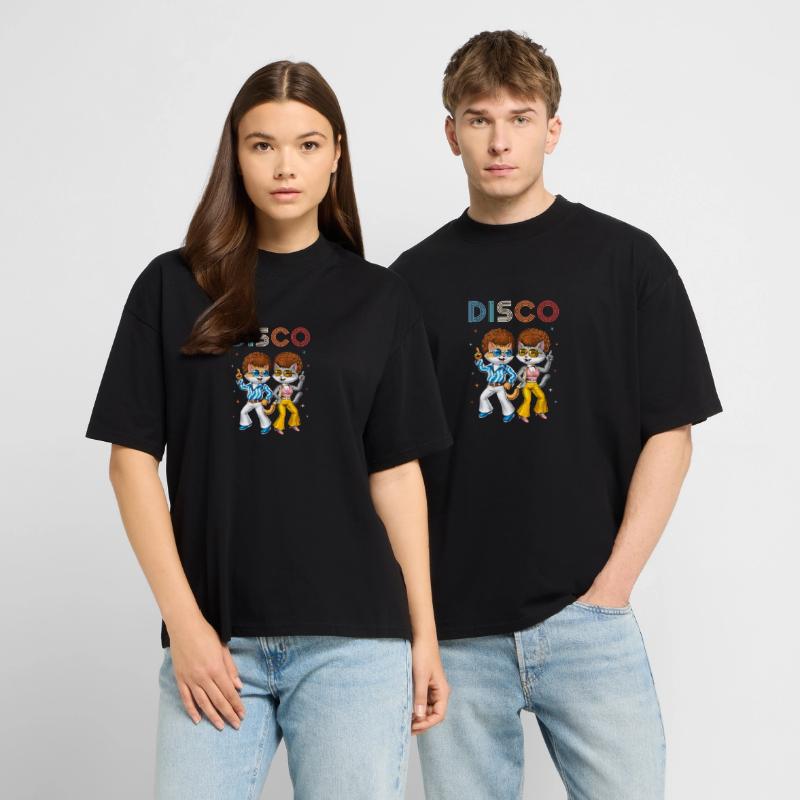Chats disco T-shirt bio Blaster 2.0 coupe oversize Stanley/Stella Unisexe