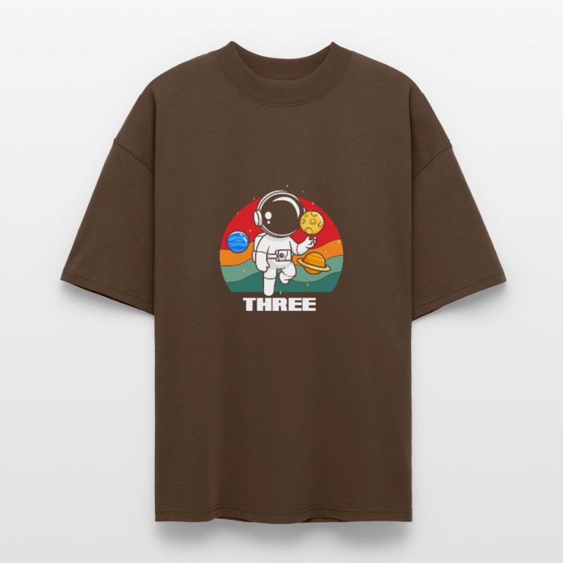 Space adventure for young explorers Stanley/Stella Oversized Unisex Organic T-shirt Blaster 2.0