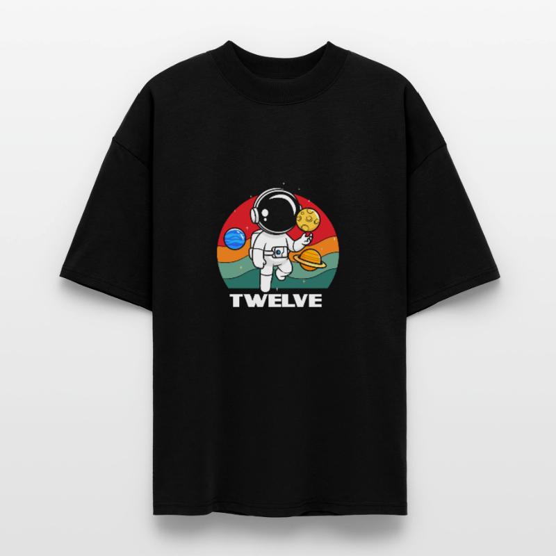 Aventure d’anniversaire de douze ans d’astronaute T-shirt bio Blaster 2.0 coupe oversize Stanley/Stella Unisexe