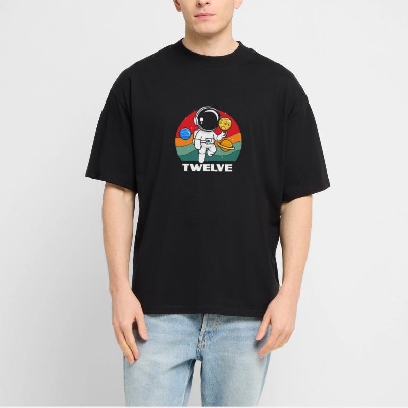 Aventure d’anniversaire de douze ans d’astronaute T-shirt bio Blaster 2.0 coupe oversize Stanley/Stella Unisexe