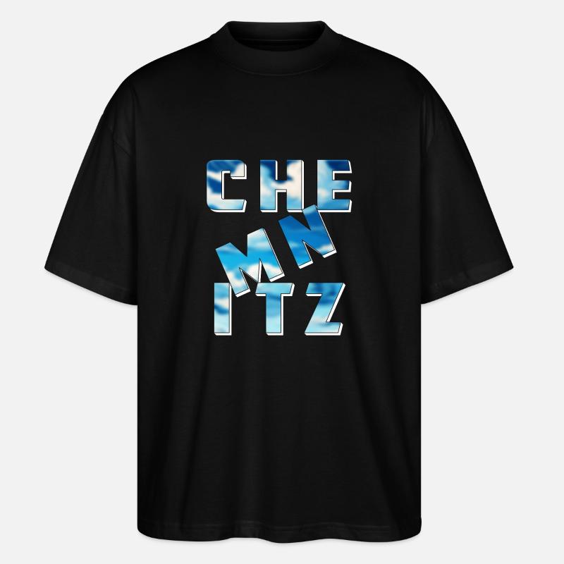 CHEMNITZ - Stanley/Stella Oversized Unisex Bio T-Shirt Blaster 2.0 - Schwarz
