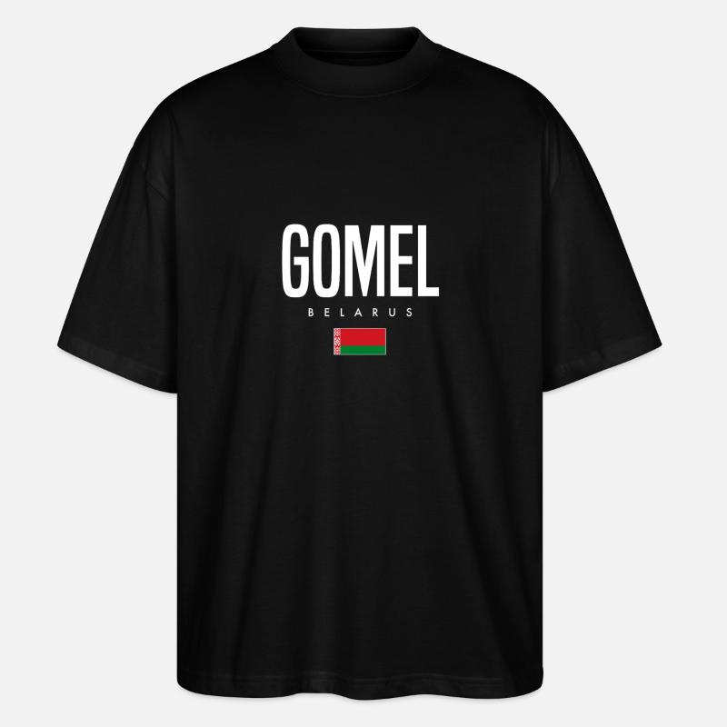 Gomel Biélorussie Weißrussland - T-shirt bio Blaster 2.0 coupe oversize Stanley/Stella Unisexe - noir