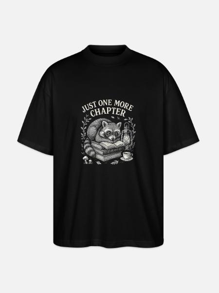 Bookworm : Plus qu’un chapitre - T-shirt bio Blaster 2.0 coupe oversize Stanley/Stella Unisexe - noir