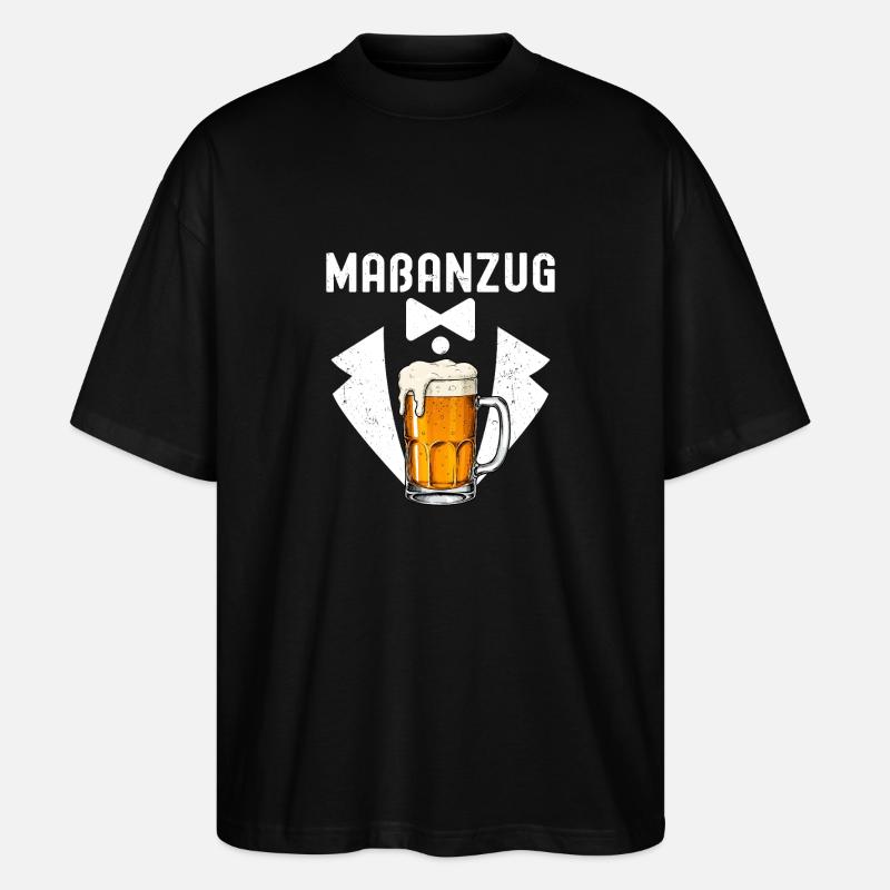 Maßanzug - Stanley/Stella Oversized Unisex Bio T-Shirt Blaster 2.0 - Schwarz