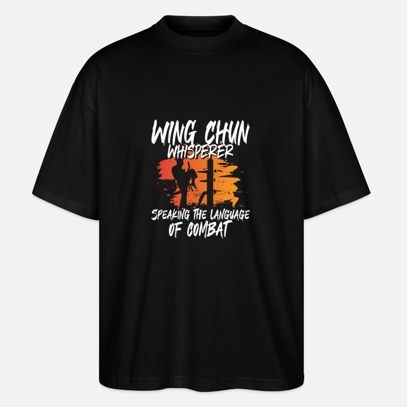 Wing Chun Whisperer - Stanley/Stella Oversized Unisex Bio T-Shirt Blaster 2.0 - Schwarz