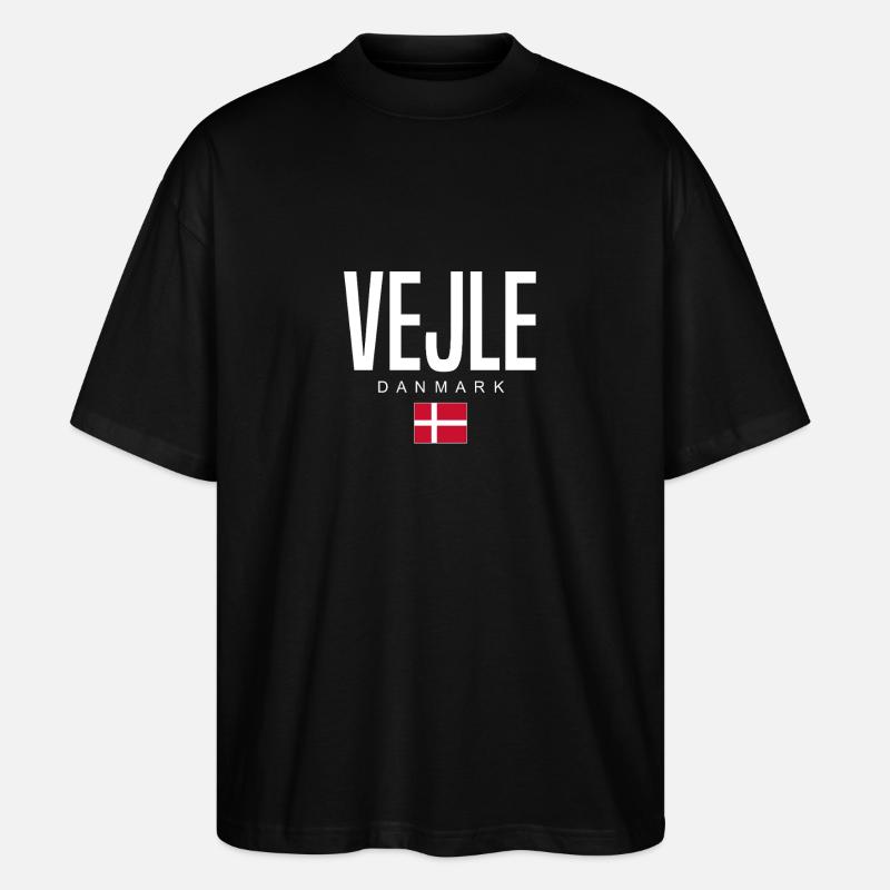 Vejle, Danemark - T-shirt bio Blaster 2.0 coupe oversize Stanley/Stella Unisexe - noir