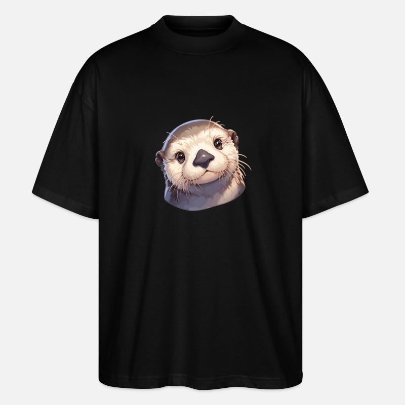 Seeotter - Stanley/Stella Oversized Unisex Bio T-Shirt Blaster 2.0 - Schwarz