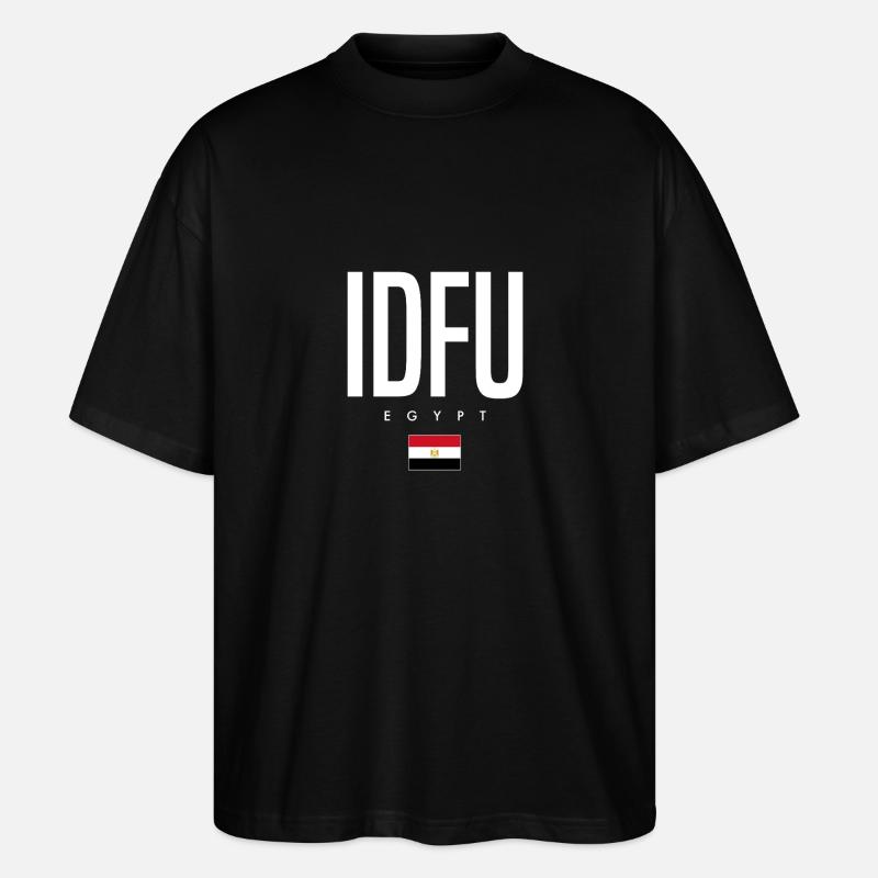 Idfu, Égypte - T-shirt bio Blaster 2.0 coupe oversize Stanley/Stella Unisexe - noir