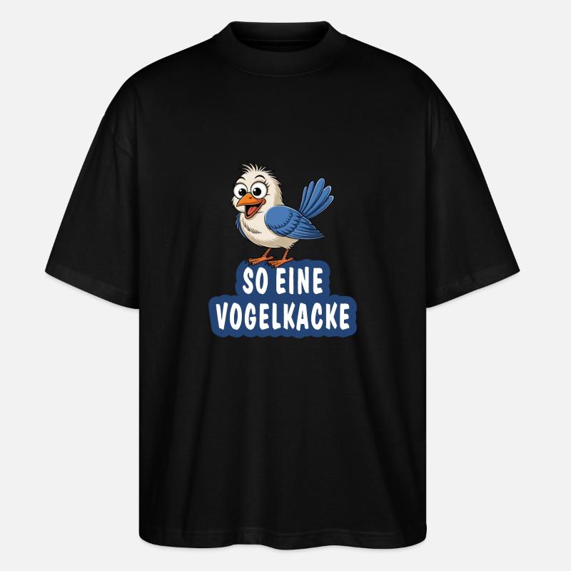 UN TEL CACA D’OISEAU - T-shirt bio Blaster 2.0 coupe oversize Stanley/Stella Unisexe - noir