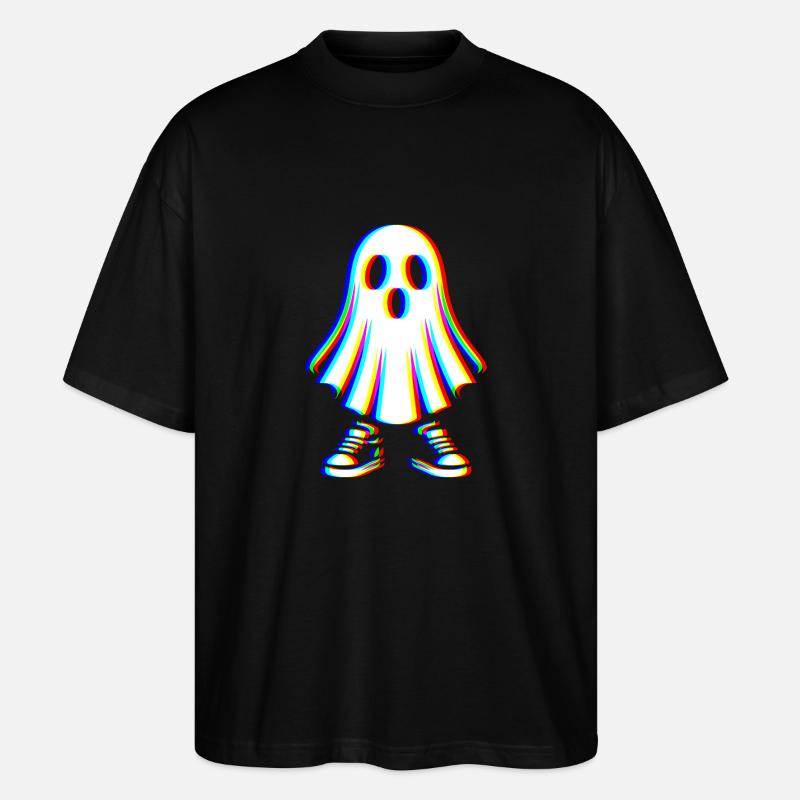 Glitch Geist – Spooky Style - Stanley/Stella Oversized Unisex Bio T-Shirt Blaster 2.0 - Schwarz