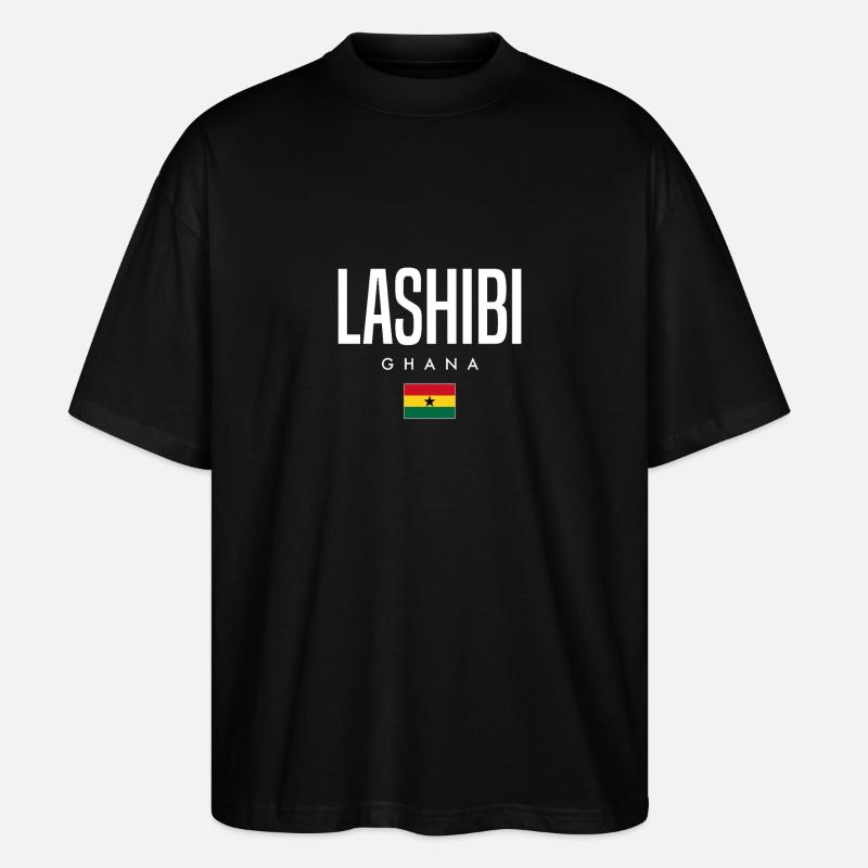 Lashibi, Ghana - T-shirt bio Blaster 2.0 coupe oversize Stanley/Stella Unisexe - noir