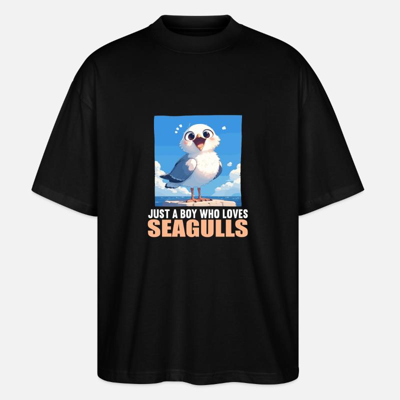 Mouettes Mouette - T-shirt bio Blaster 2.0 coupe oversize Stanley/Stella Unisexe - noir