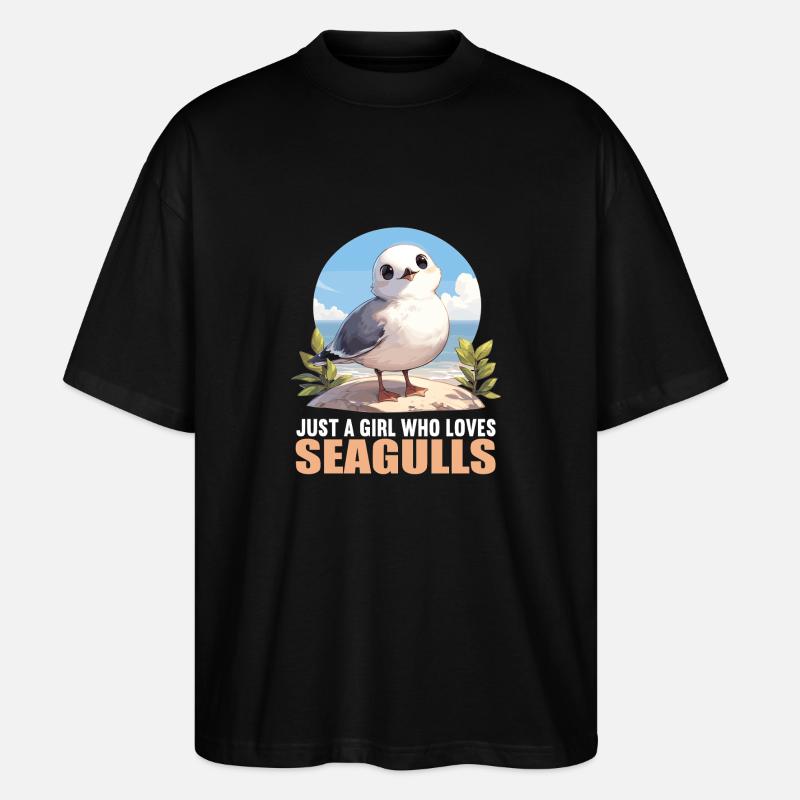Mouettes Mouette - T-shirt bio Blaster 2.0 coupe oversize Stanley/Stella Unisexe - noir