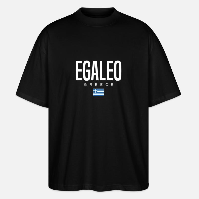 Egaleo, Grèce - T-shirt bio Blaster 2.0 coupe oversize Stanley/Stella Unisexe - noir