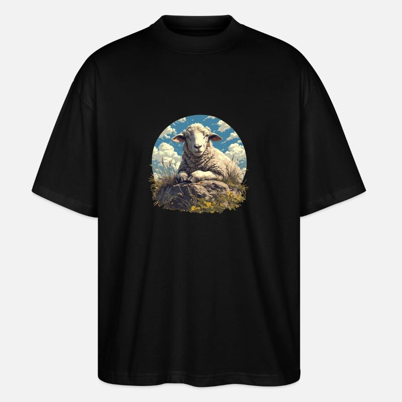 Mouton Mouton - T-shirt bio Blaster 2.0 coupe oversize Stanley/Stella Unisexe - noir