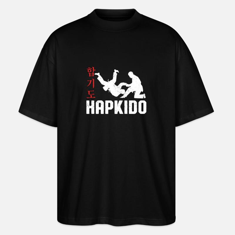 Hapkido - Stanley/Stella Oversized Unisex Bio T-Shirt Blaster 2.0 - Schwarz