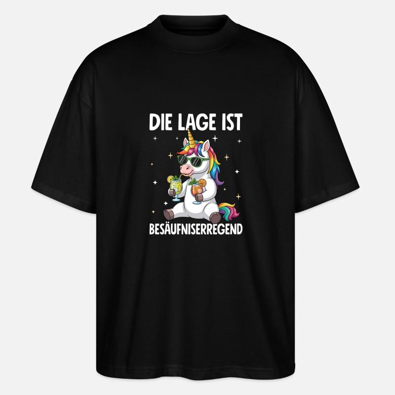 La situation est l’ivresse - T-shirt bio Blaster 2.0 coupe oversize Stanley/Stella Unisexe - noir