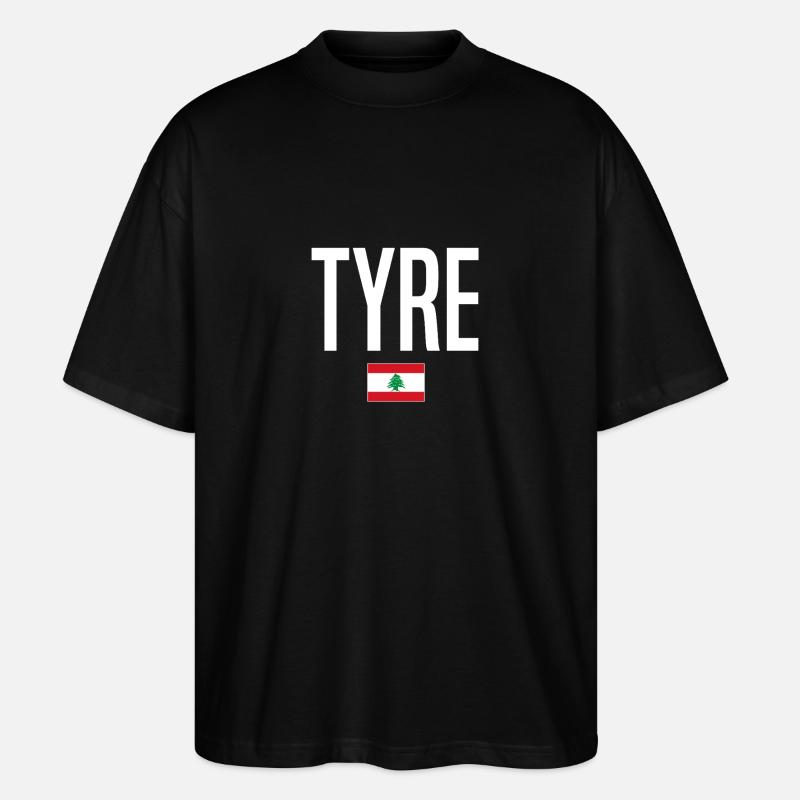 Tyr Liban - T-shirt bio Blaster 2.0 coupe oversize Stanley/Stella Unisexe - noir